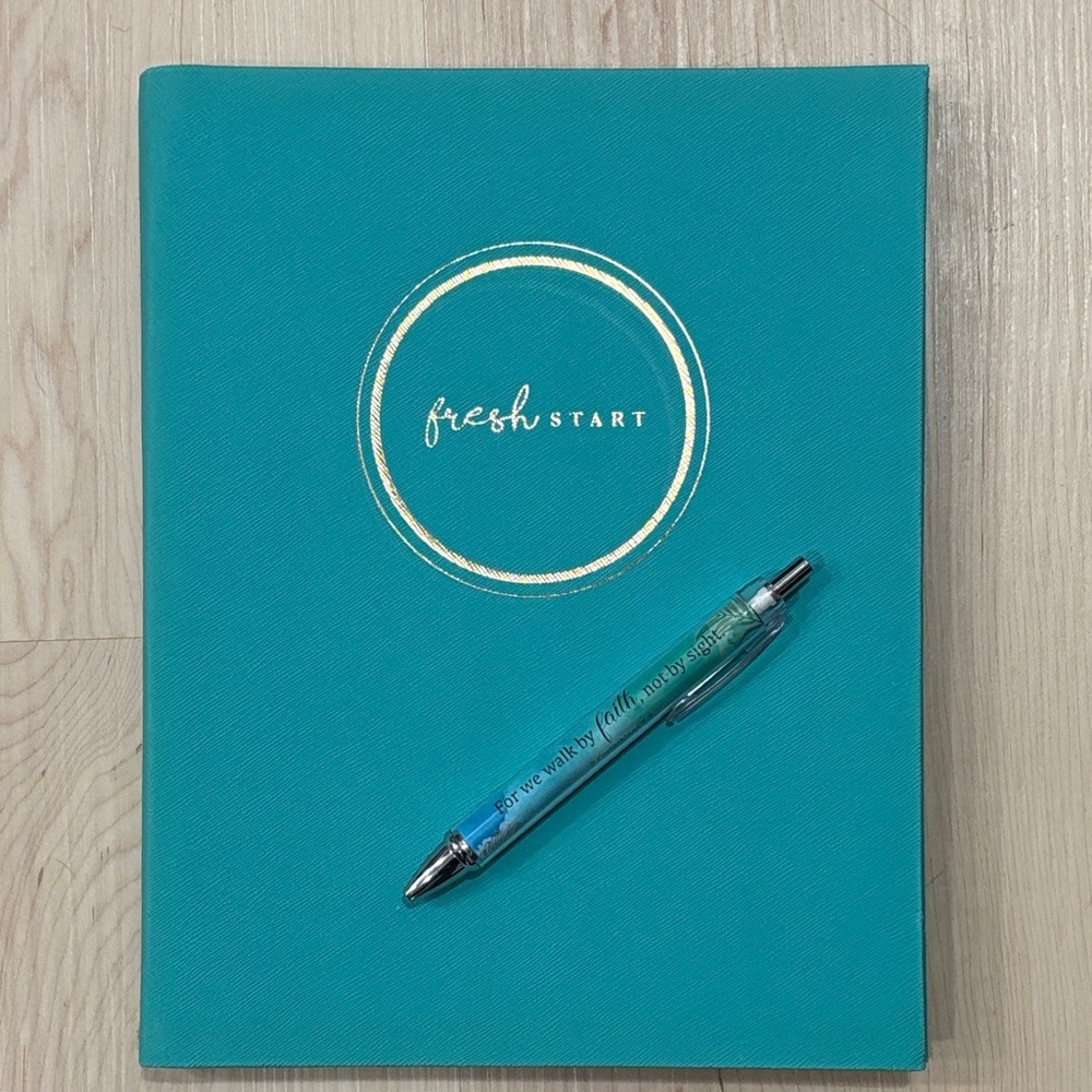 Papyrus Fresh Start Journal with Inspirational Quote Pen